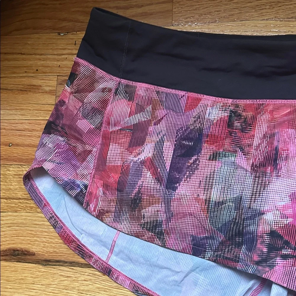 Lululemon Run Times Short *2.5 "Sun Dazed Multi Pink" Multi Pink / Super Dark - Picture 7 of 12